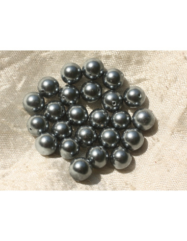 Filo 39 cm 46 pz circa - Perle di madreperla 8...