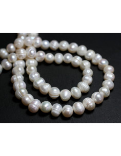 Filo 40 cm 65 pz circa - Perle coltivate d'acqua dolce...