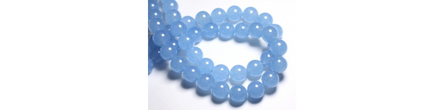 Jade teintée boules 12-14mm