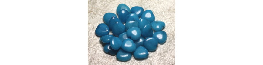 Jade teintée coeurs