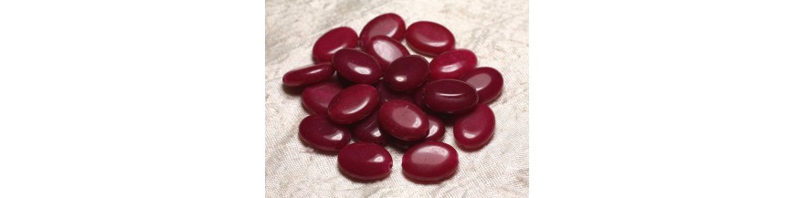 Jade teintée marquises olives ovales