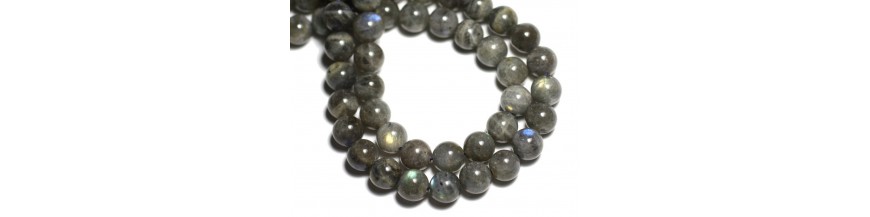 Labradorite Lepidolite Beads