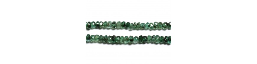 1 - Perles Pierres Rondelles Facettées