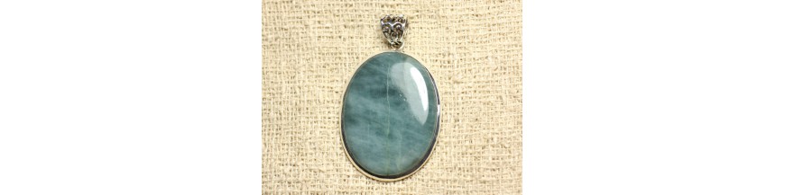 Pendentifs Aigue Marine Argent 925