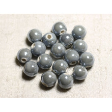 Rondes 14mm Perles Céramique