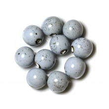 Rondes 18mm Perles Céramique