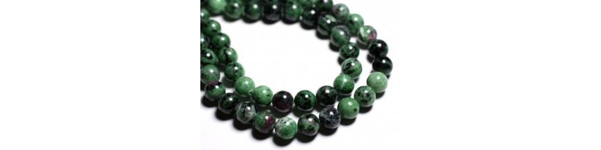 Ruby Zoisite Perlen 