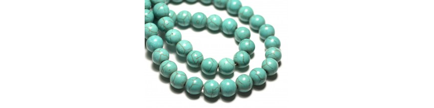 Synthetic Turquoise 10mm Balls