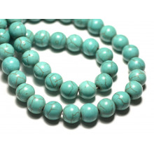 Synthetische Turquoise 10 mm ballen