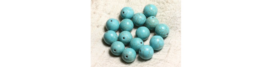 Synthetische Turquoise 14 mm ballen