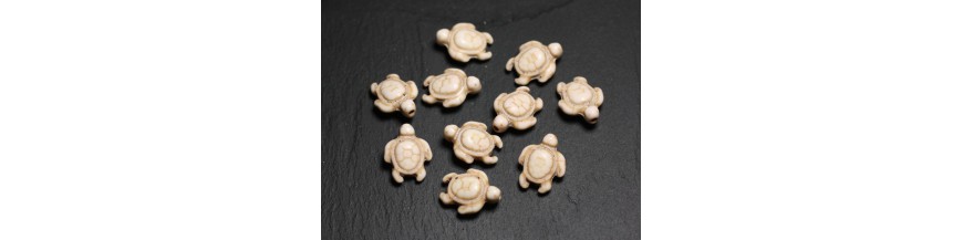 Tortues Perles Turquoise Synthèse