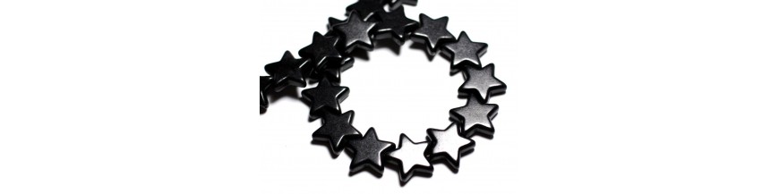 Estrellas 20mm Cuentas Turquesas Sintéticas 