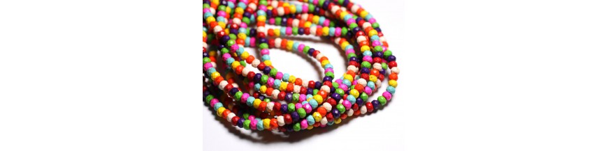 Rondelles Other Synthetic Turquoise Beads 