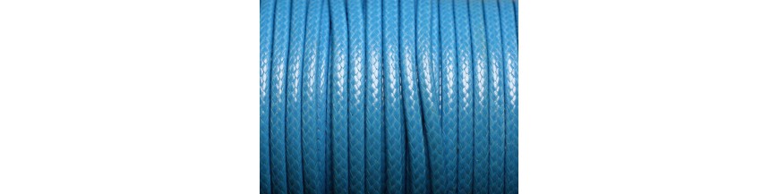 Cordones de hilo de algodón encerado de 3 mm