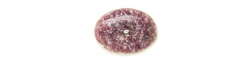 Cabochons di lepidolite