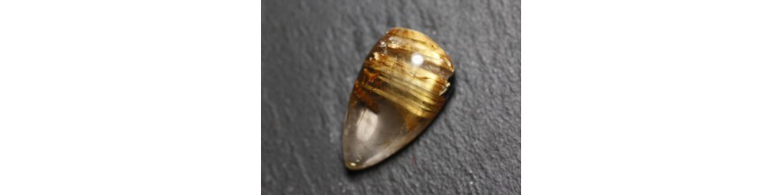 Quartz Rutile Cabochons