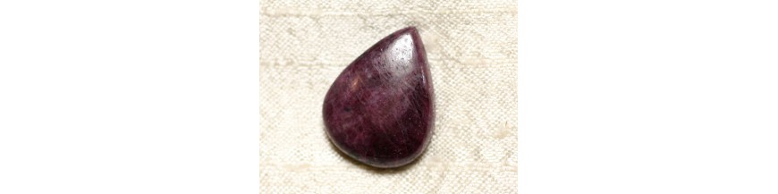 Ruby Zoisite Cabochons