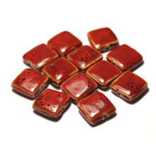 Square Diamond Beads Ceramic