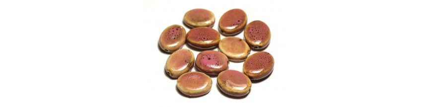 Oval Ceramic Beads
