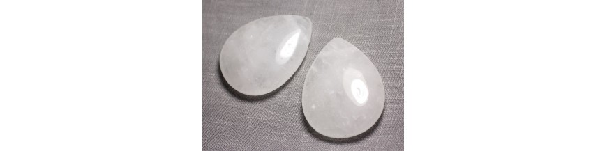 Gouttes 60mm Pendentifs Pierres