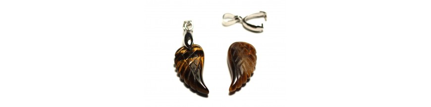 Ailes Pendentifs Pierres