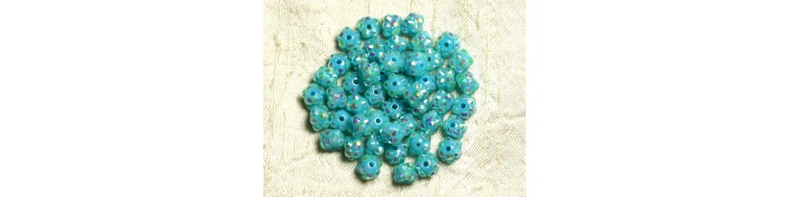 Perline in resina 8x5mm