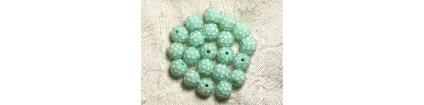 Perles Résine 12x10mm