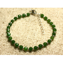 Pulseras de jade de 4 mm