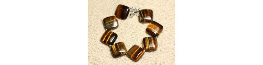 Tiger Eye Falcon Taurus Stones Armbänder