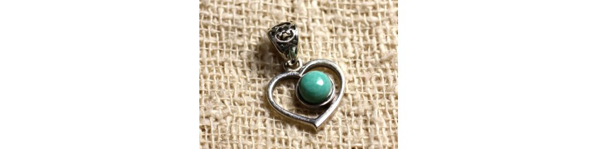 Ciondoli a cuore in argento sterling