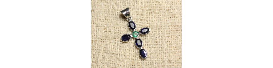 Ciondoli a croce in argento sterling