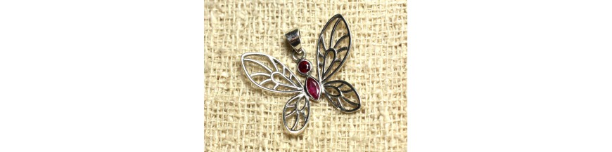 Sterling Silver Dragonfly Pendants