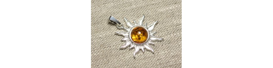 Pendentifs Soleil Argent 925