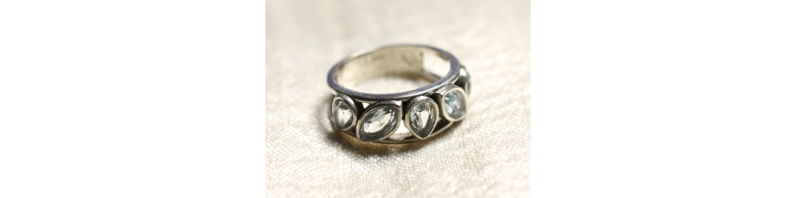 Anillos N228 Piedras Plata 925