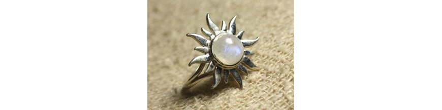 Rings N349 Stones Silver 925