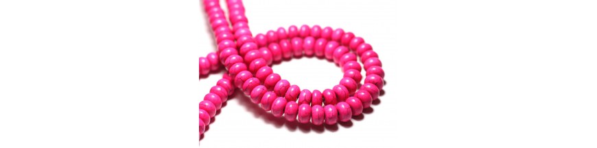 Rondelles 4x2mm Synthetic Turquoise Beads